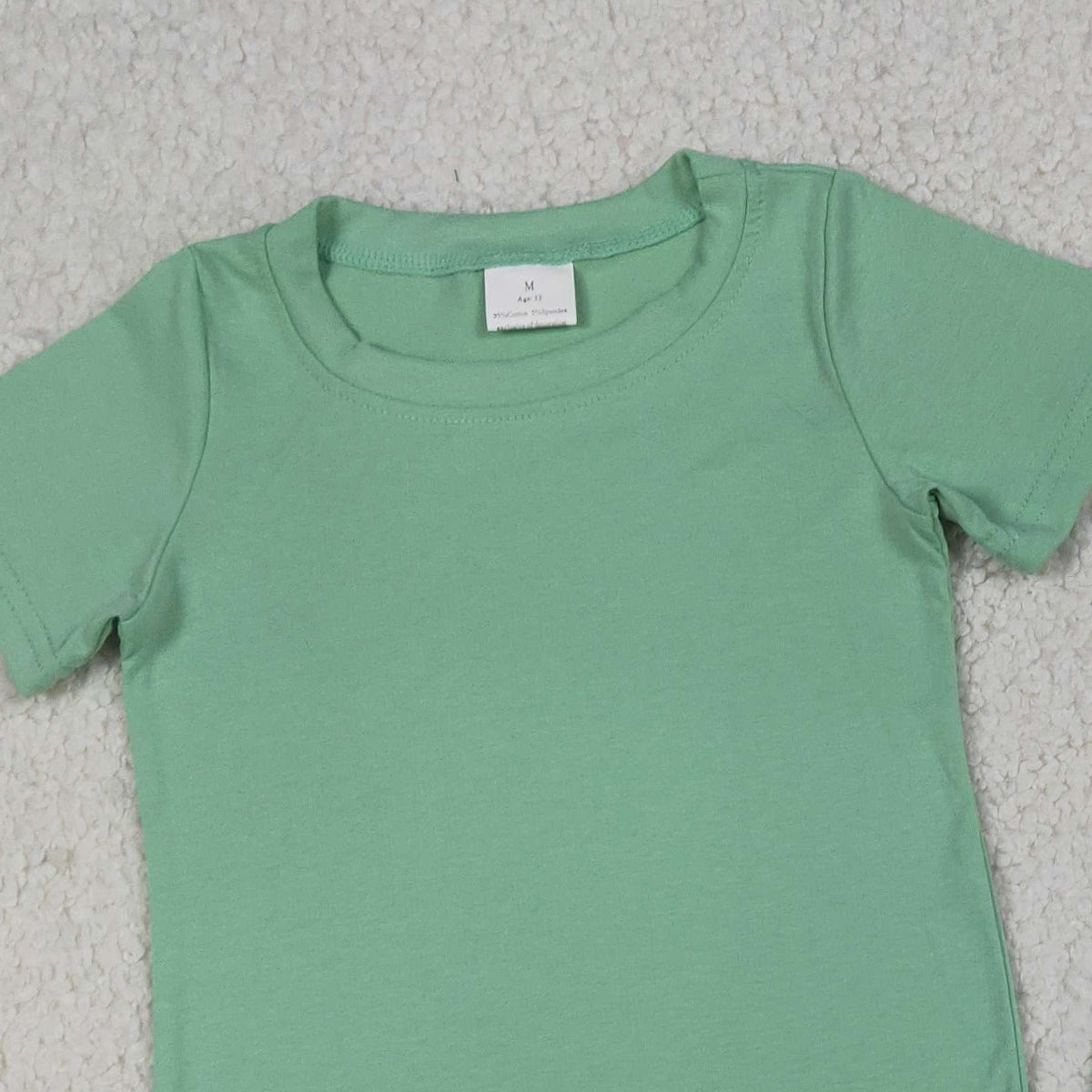 RTS NO MOQ BSSO1886 Baby Boys Green Short Sleeve Shirt with Pockets And Shorts Outfit Set