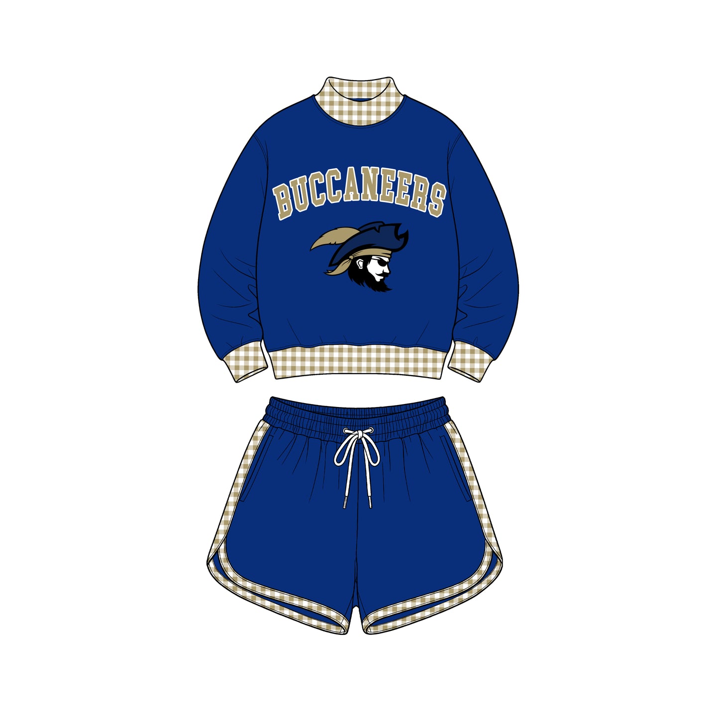 custom moq 5 mix size XY072501 Baby Kids Letter Print Checked Long Sleeve Top Shorts Casual Daily Team Outfit