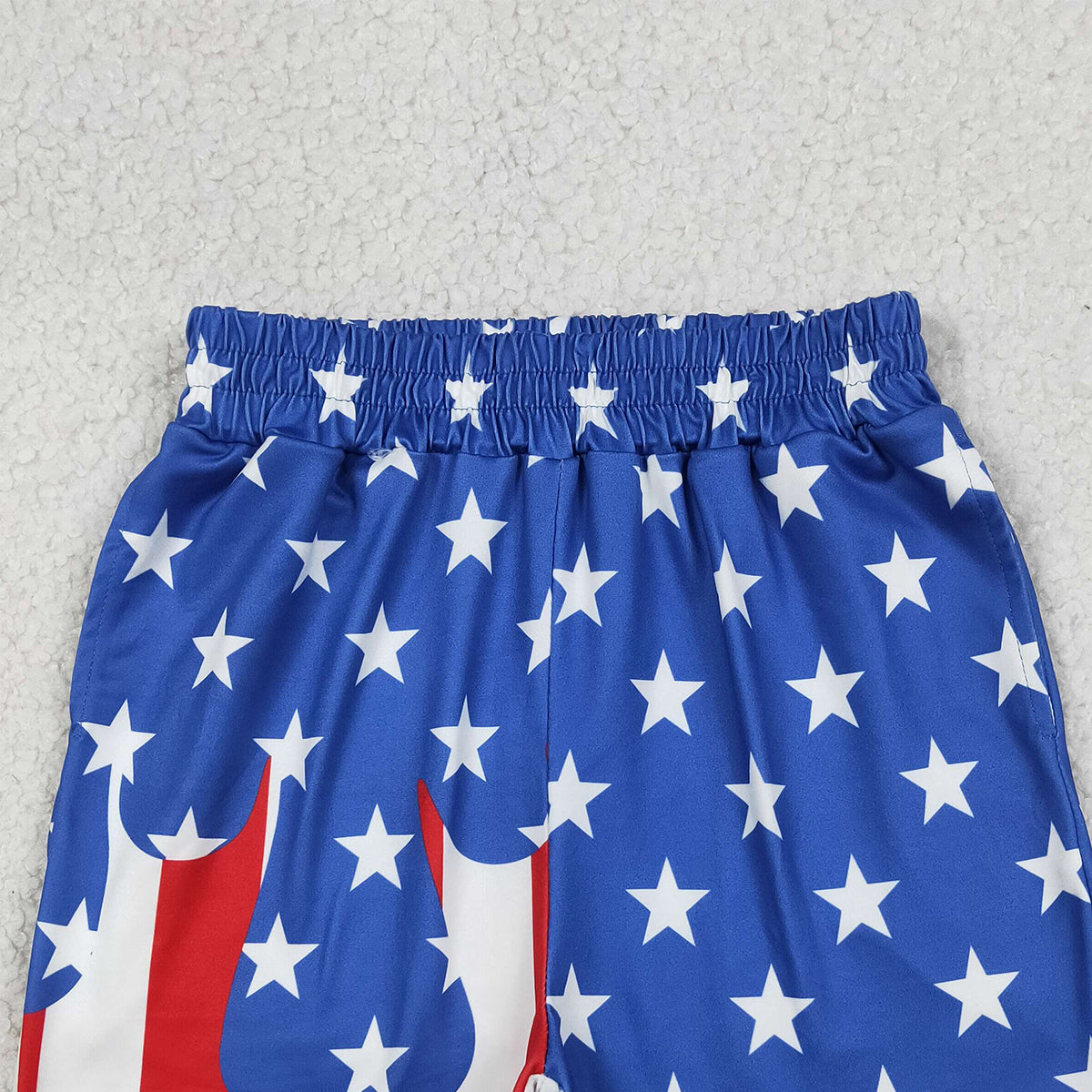 RTS NO MOQ SS0861 Baby Boys Stars And Stripes 4th of July Shorts Bottom Outfit for Infants Boys