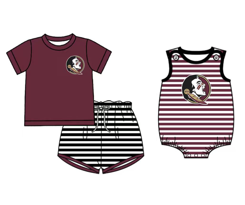 Custom moq 5 mix size milk silk summer teams baby boys clothes short sleeve shorts sets and rompers series