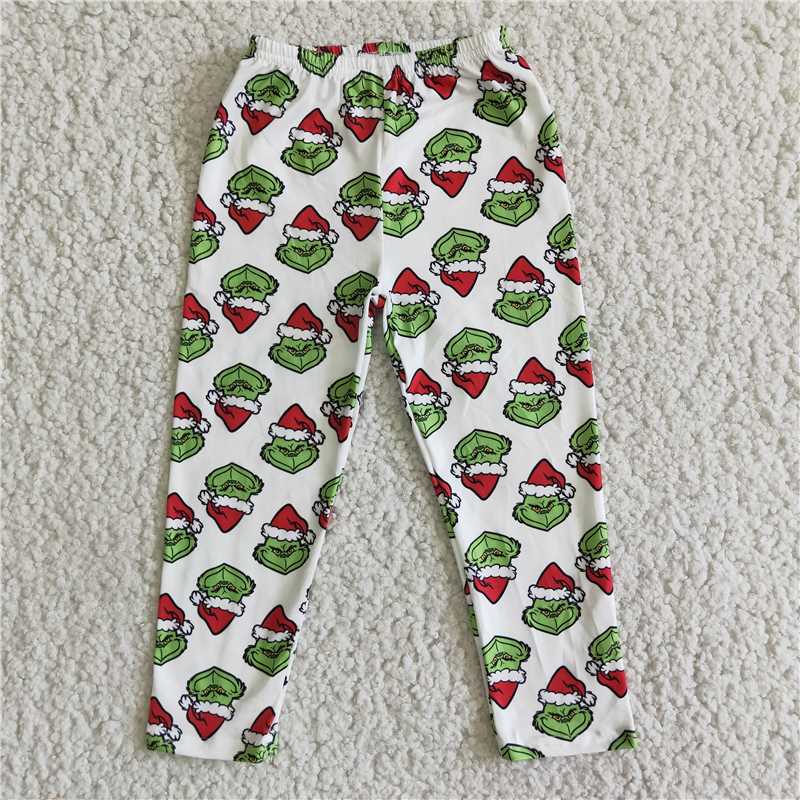 RTS NO MOQ A3-14 A4-10 P0358  Christmas mood trousers