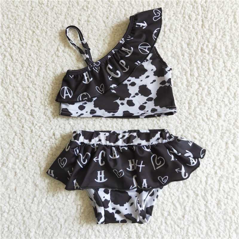 RTS NO MOQ baby girl clothes Short Skirt Set & Swimsuit