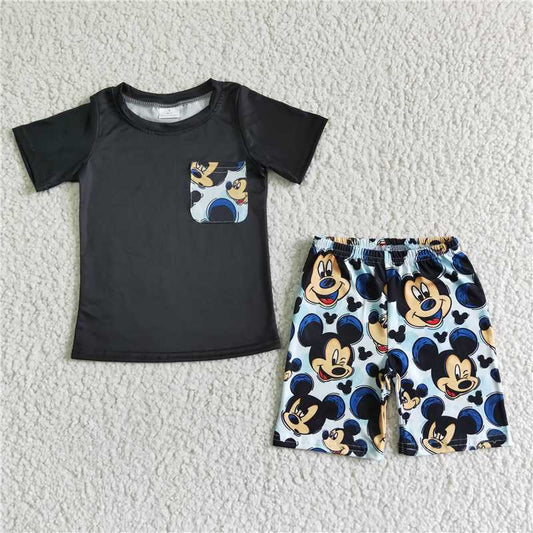 BSSO0053 Baby boys pocket shorts sets