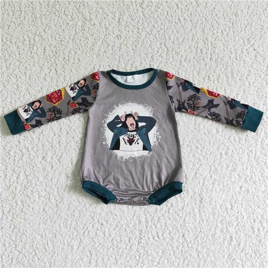 SALES  NEW  Baby girls Halloween singer long sleeve rompers