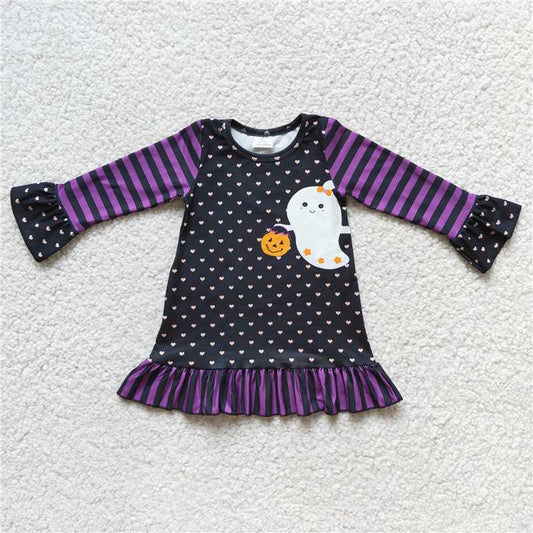 SALES  NEW Ghost Halloween Dresses Girls plus Size Costume New Style Party Masquerade Outfit for Kids