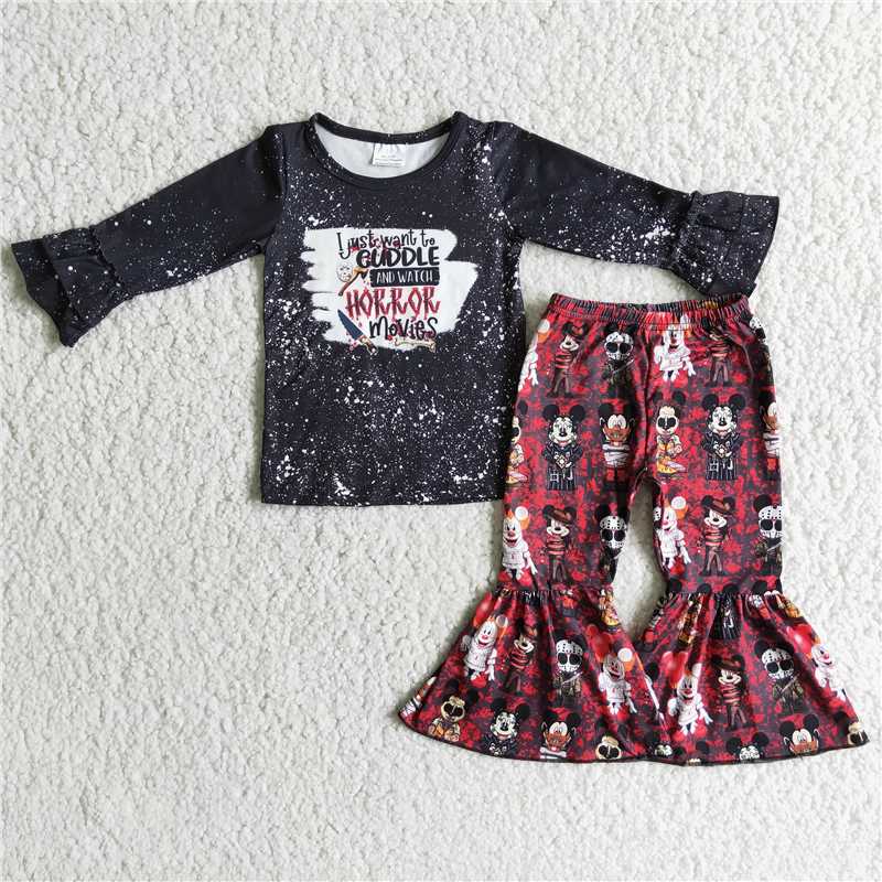 SALES NEW Baby Halloween Horror 2PC Outfit Clothing Sets Toddler Kids' Costume Set for Infants Baby Boy Girl