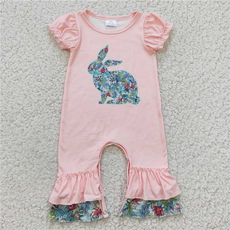 RTS NO MOQ Baby boy clothes easter Shorts Sleeve Romper Mixed Sizes