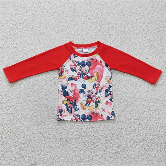 BT0157 Boys heart long-sleeved top