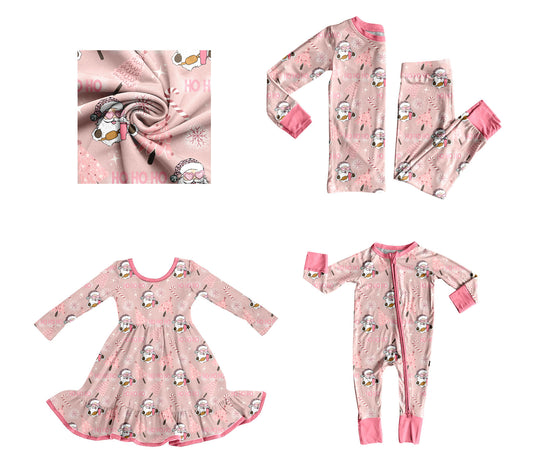 25.8.16 custom each style moq 5eta 4-6week Sibling Sisters Christmas baby girl long sleeve pants sets and dress and rompers match family design