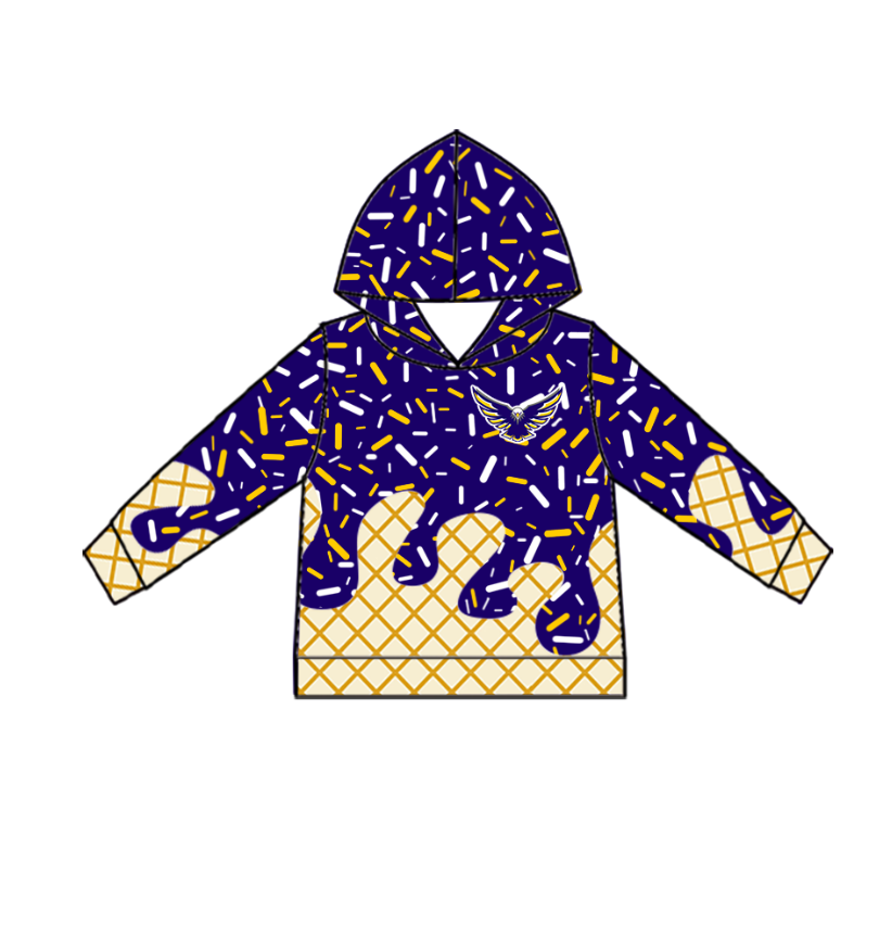 Custom moq 5 mix size milk silk baby girls clothes team bow purple hooded long sleeve tops and shorts and jacket and dress-25.7.25