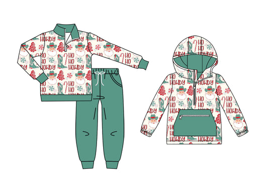 25.9.3 custom each style moq 5eta 4-6week Sibling Sisters Christmas baby boy long sleeve pants sets and top match family design