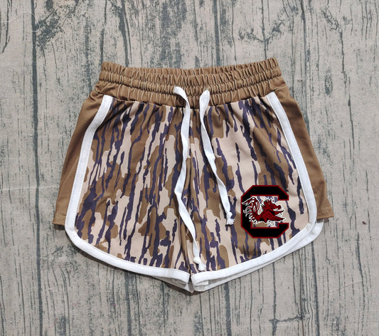Custom moq 5 mix size milk silk baby kids clothes team camouflage summer shorts-25.11.20