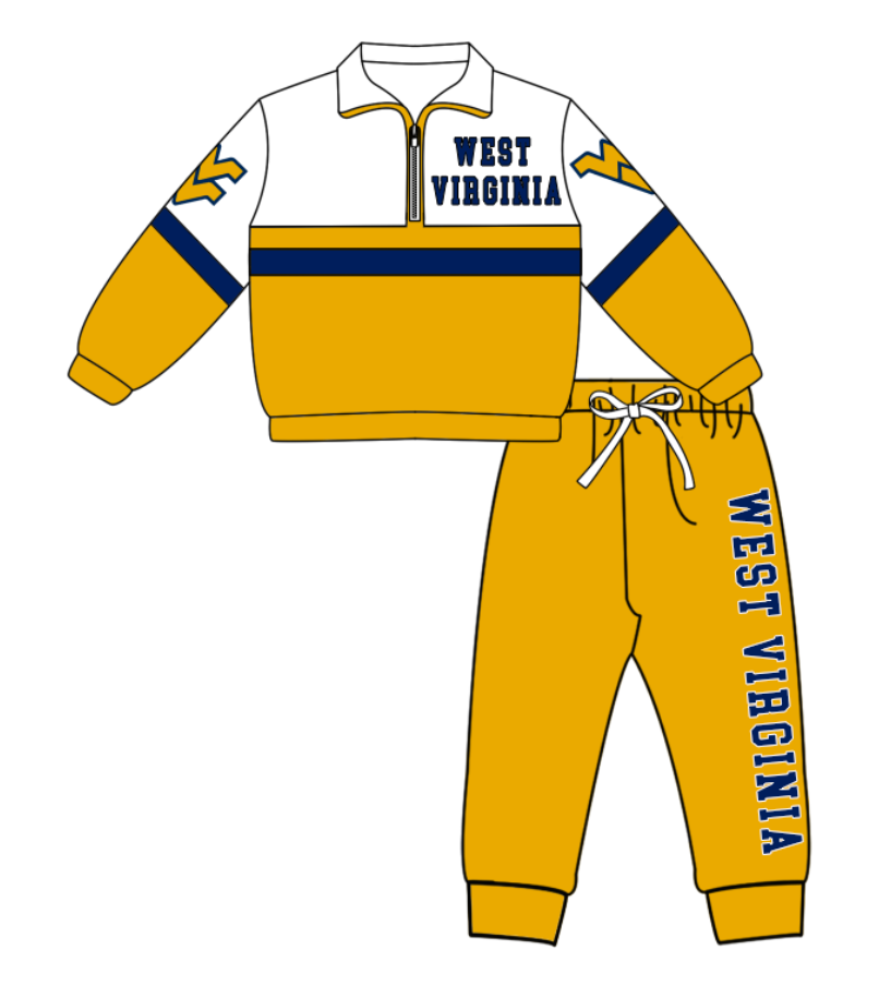Custom moq 5 mix size yoga fabric yellow zip-up jacket, long-sleeved shirt, and trousers set