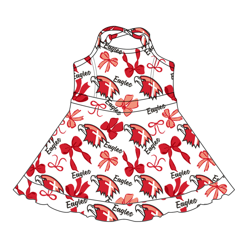 Custom moq 5 mix size milk silk summer teams baby girls clothes bow red hooded long sleeve pants sets and skirts sets and dress and jumpsuit and top-25.7.29