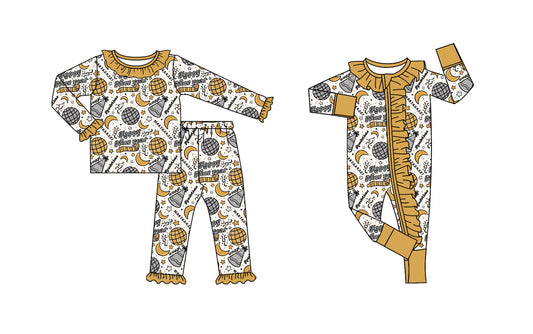 25.9.1 custom each style moq 5eta 4-6week Sibling Sisters new year baby girl clothes long sleeve pants sets and romper match family design