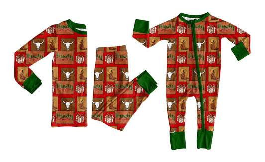 25.9.2 custom each style moq 5eta 4-6week Sibling Sisters cow head baby boy long sleeve pants sets and top match family design