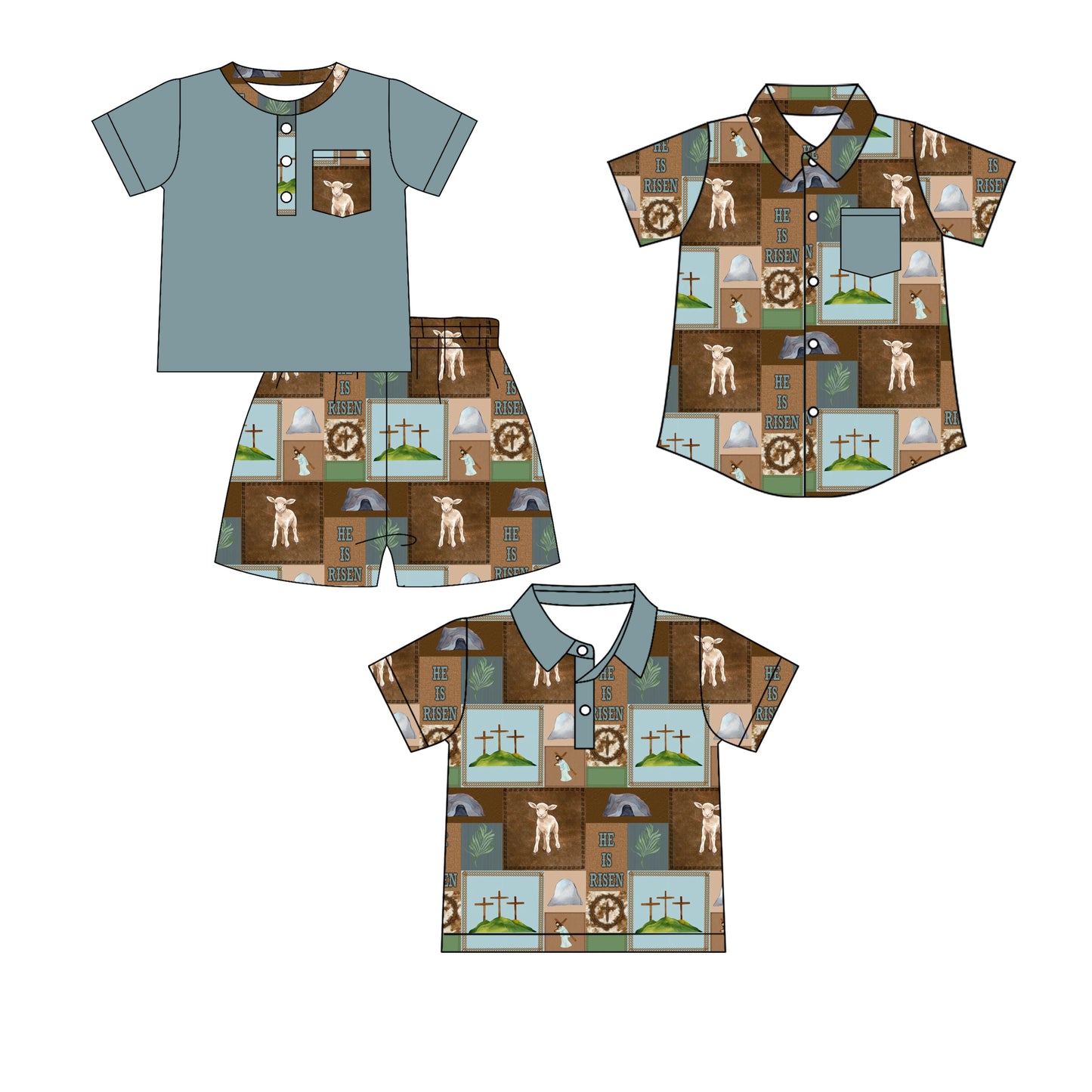 26.1.13 custom each style moq 5 eta 6-8 week Sibling Sister baby boy short sleeve shorts sets and top 2 match family design