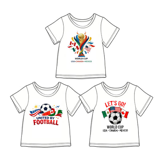 4.2 Custom moq 5 mix size Sibling Baby Boy White Short-Sleeved  Top Summer Clothing