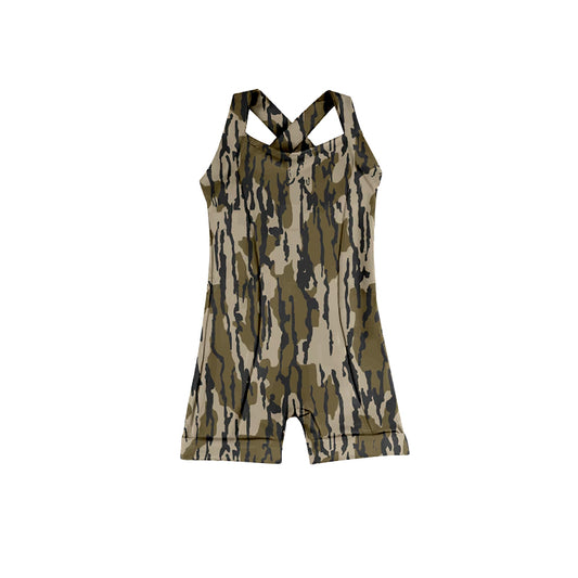 7.4 custom each style moq 5eta 4-6week camouflage Yoga Clothes baby girls clothes swimsuit