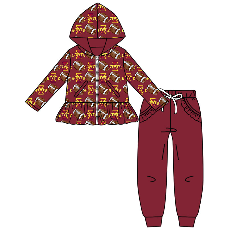 Custom moq 5 mix size milk silk summer teams baby girls clothes red hooded long sleeve pants sets and boy sets and dress and tops 2-25.8.22