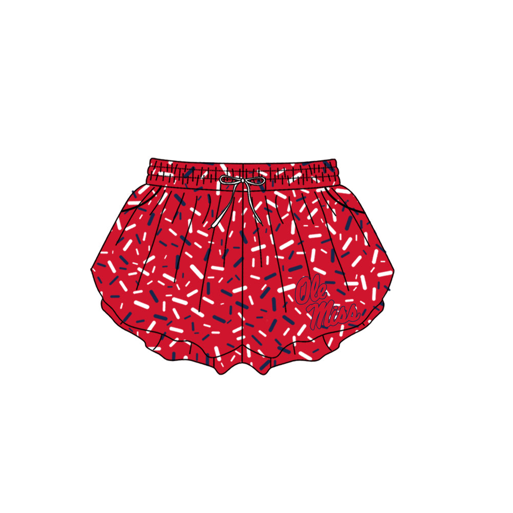 Custom moq 5 mix size milk silk summer teams Baby Camo Hooded Short Sleeve Top and Shorts Set Ice Cream Drips Red Hooded Top with Matching Shorts