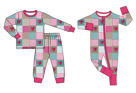 11.3 custom each style moq 5eta 4-6week Sibling love baby girl sets and rompers match family design