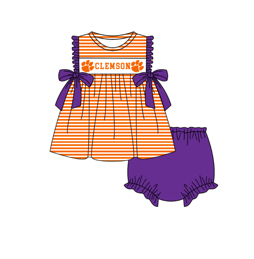Custom moq 5 mix size milk silk summer teams baby girl boys clothes orange short sleeve shorts sets 2 and brief sets and dress and rompers 2 series