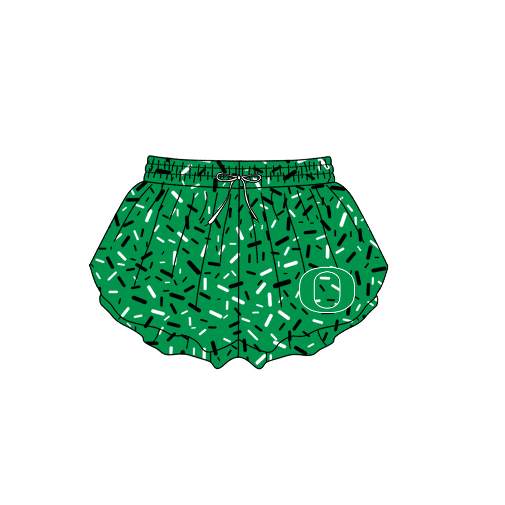 Custom moq 5 mix size milk silk summer teams Camo Hooded Short Sleeve Top Shorts Set Green Ice Cream Drips Hooded Top with Matching Shorts For Baby