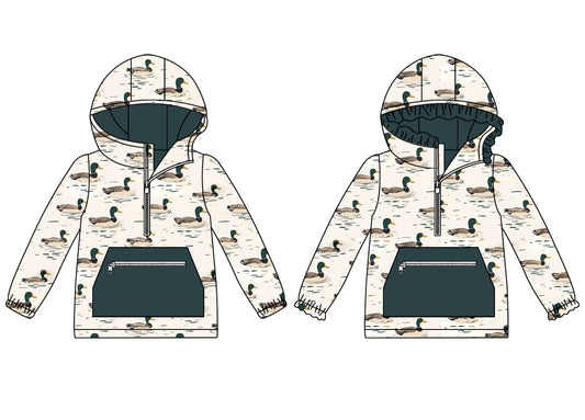 25.5.20 custom each style moq 5eta 4-6week Sibling Sisters duck baby girl long sleeve top 1 and top 2 match family design