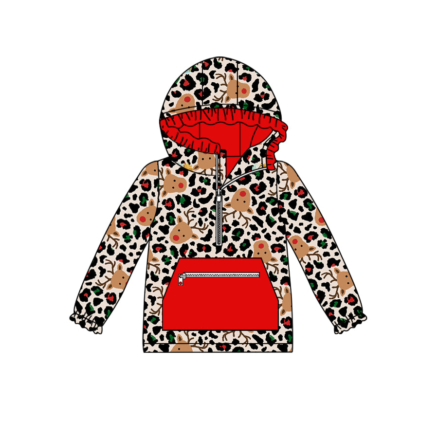 6.7 custom each style moq 5 eta 4-6week Sibling Sister red Christmas girls long sleeve tops 1 and  top 2 and deer top 3