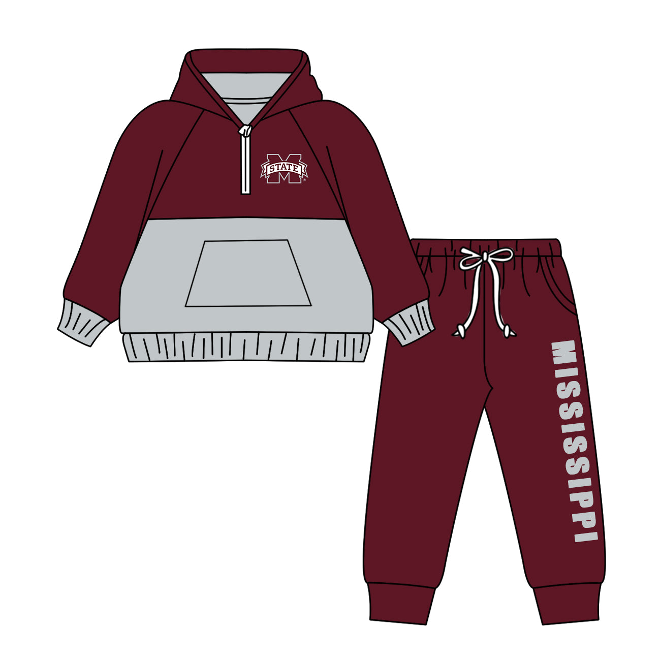 Custom moq 5 mix size milk silk summer teams baby girls clothes brick red hooded long sleeve pants sets and hooded top and pant and top 2-25.8.20