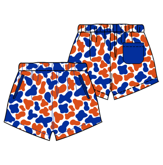 Custom moq 5 each style eta 6-7weeks baby girl clothes summer team leopatd shorts-25.8.2