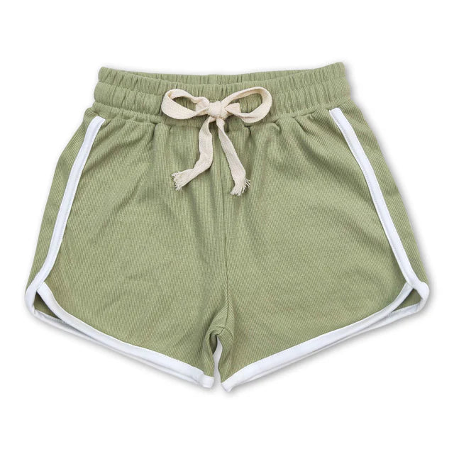 RTS NO MOQ Sibling Baby Girls Summer Sports Shorts