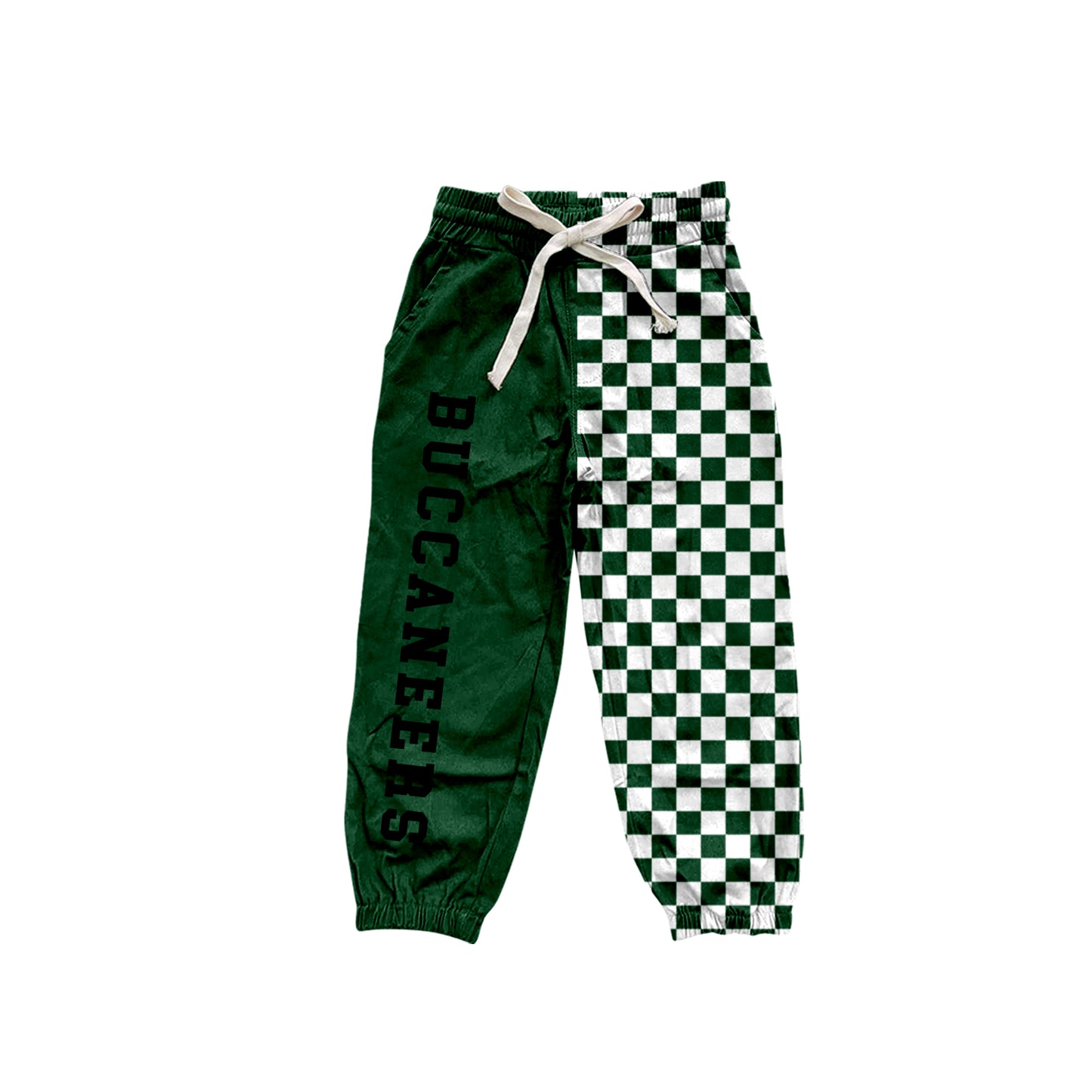 custom moq 5 mix size XY072211 Baby Boys Check Team Print Pocket Jogger Casual Bottom