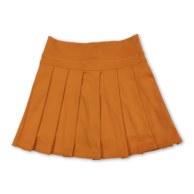 RTS NO MOQ Sibling Baby Girls Yoga Active Wear Pleated Skirts