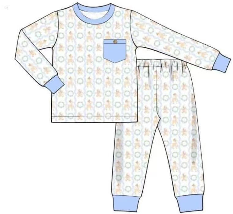 5.11custom each style moq 5eta 4-5week Sibling Sister green round prints blue boys set and baby romper and trousers match family design