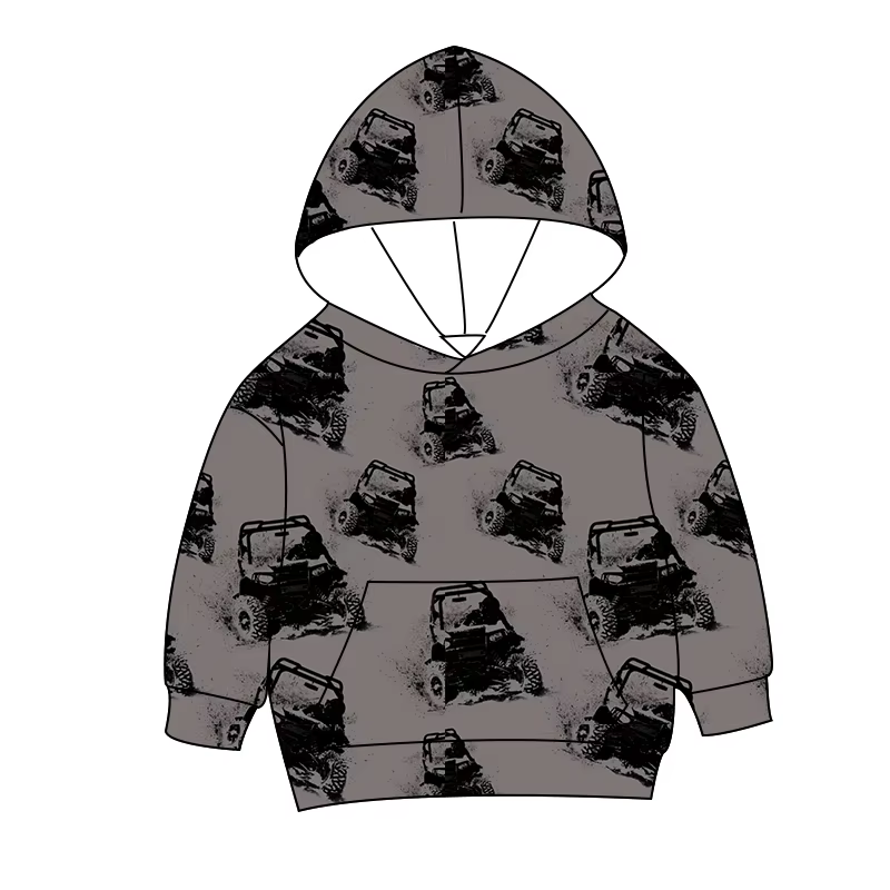Custom moq 5 each style eta 6-7weeks baby boy clothes hooded long sleeve top-25.8.15