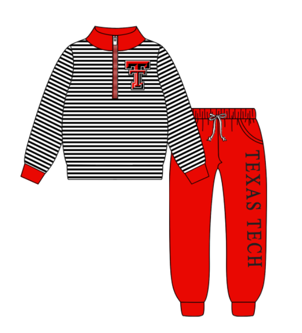 Custom moq 5 mix size milk silk summer teams baby girls clothes red hooded long sleeve pants sets and boy sets 2 and tops 2-25.8.27