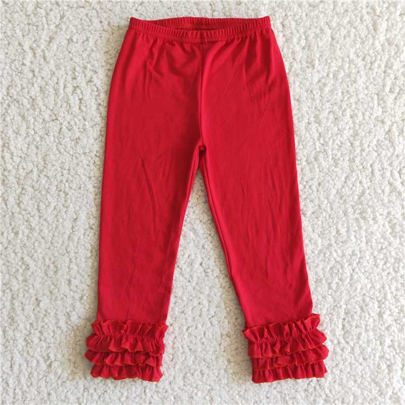 Custom moq 5 cotton icing pants Kid's lace leggings custom more color