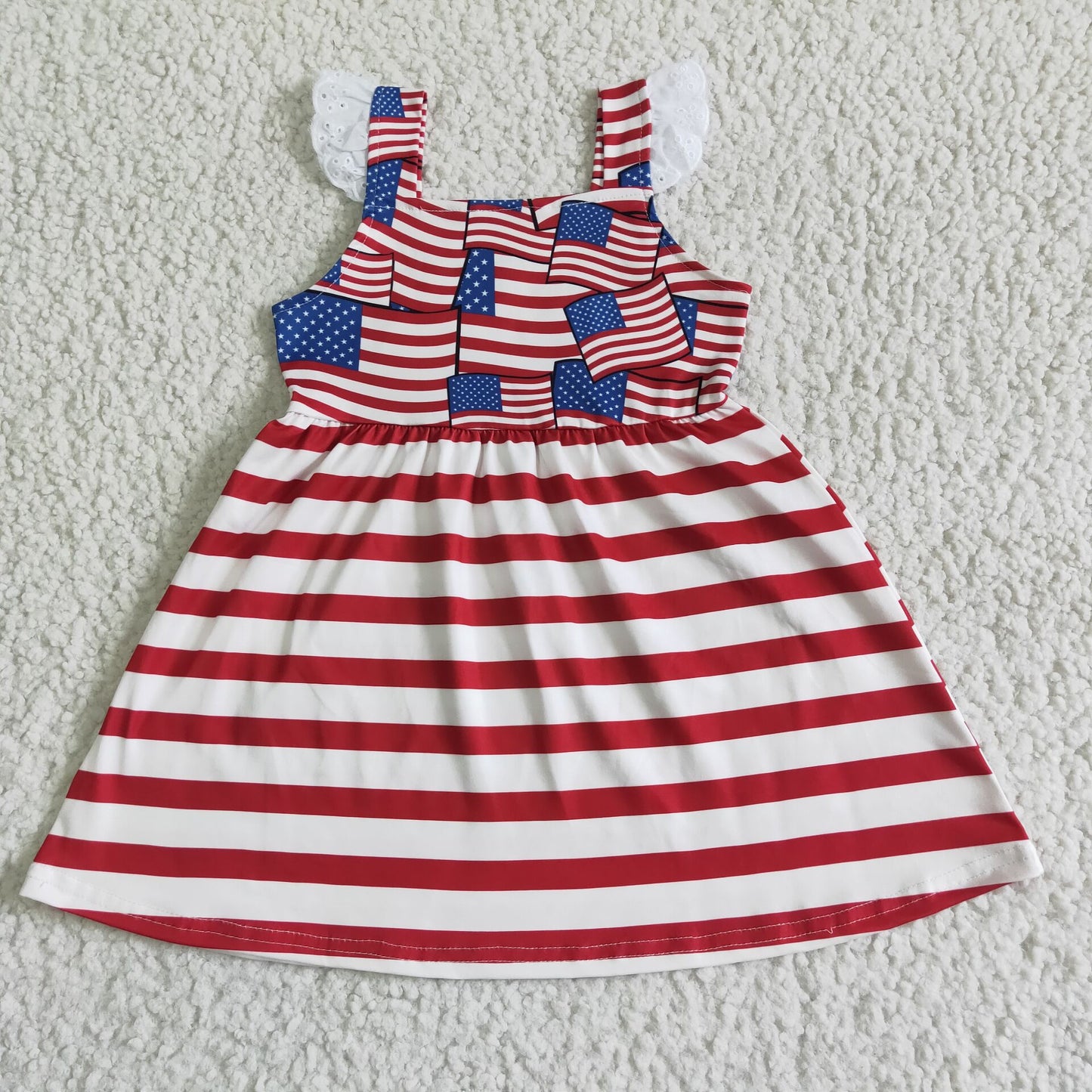 SALES NEW Baby Girls Summer Red Bow Knee-Length Dresses Infant Girls Clothing Bowtie Detail Dress for Little Girls Summer