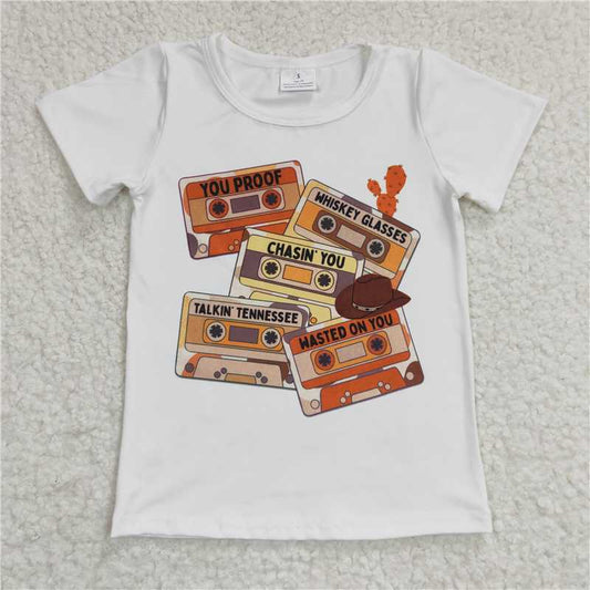 SALES NEW Baby Girls Western Tee Shirts Tops Rodeo Tape Theme Cute Soft Cotton Kids' Clothing for Girls