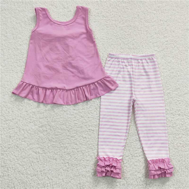 RTS NO MOQ baby girl clothes bow short sleeve pants sets