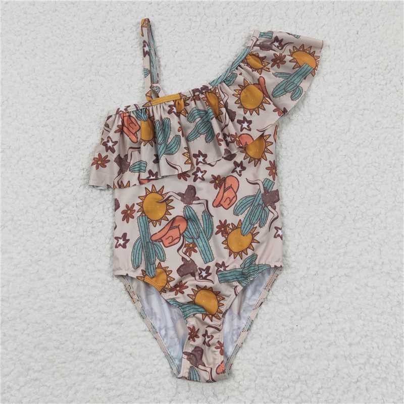 RTS NO MOQ baby girl clothes Short Skirt Set & Swimsuit