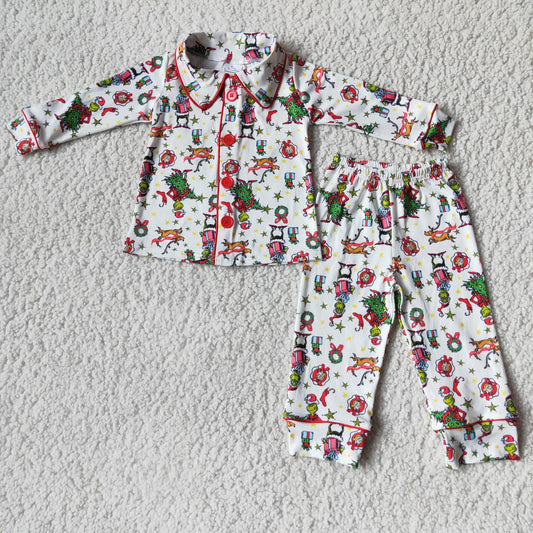SALES  NEW  Grin white pajamas