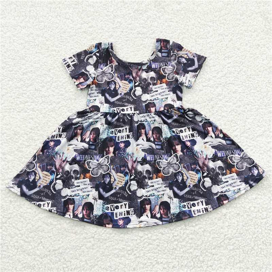 Cute Clothes 	 GSD0332 Baby Girls Black Knee-Length Dress for Baby Girls Infant