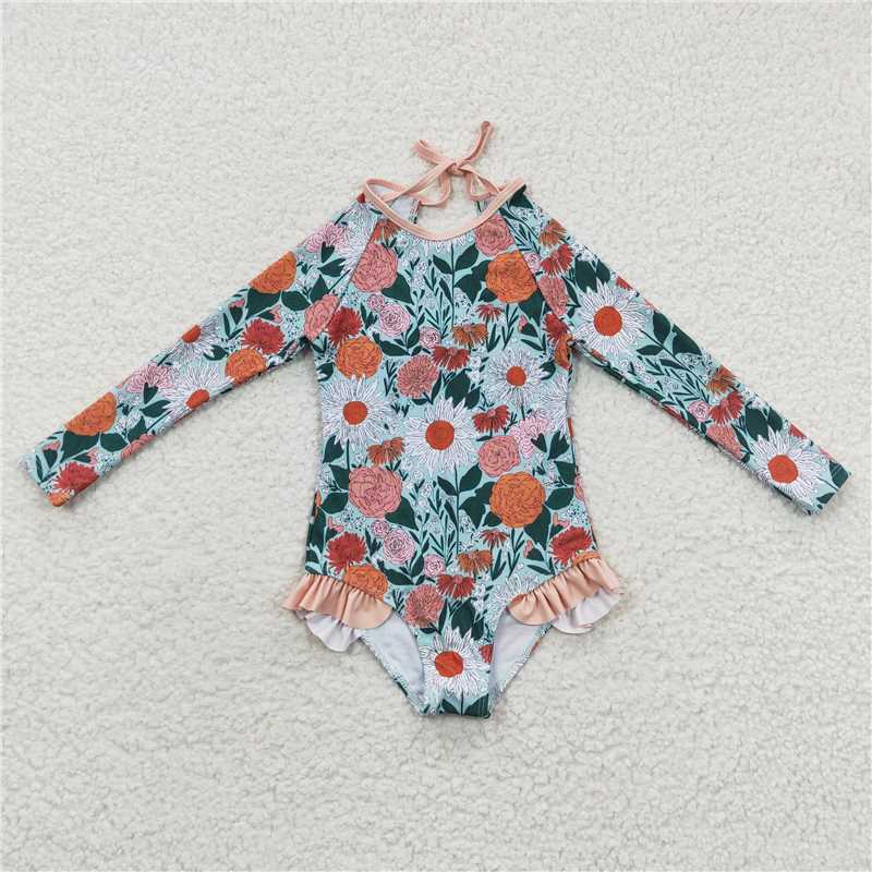 RTS NO MOQ baby girl clothes Short Skirt Set & Swimsuit