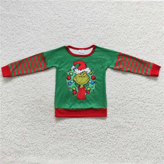 SALES  NEW  Baby Kids Christmas Frog Tee Shirts Tops