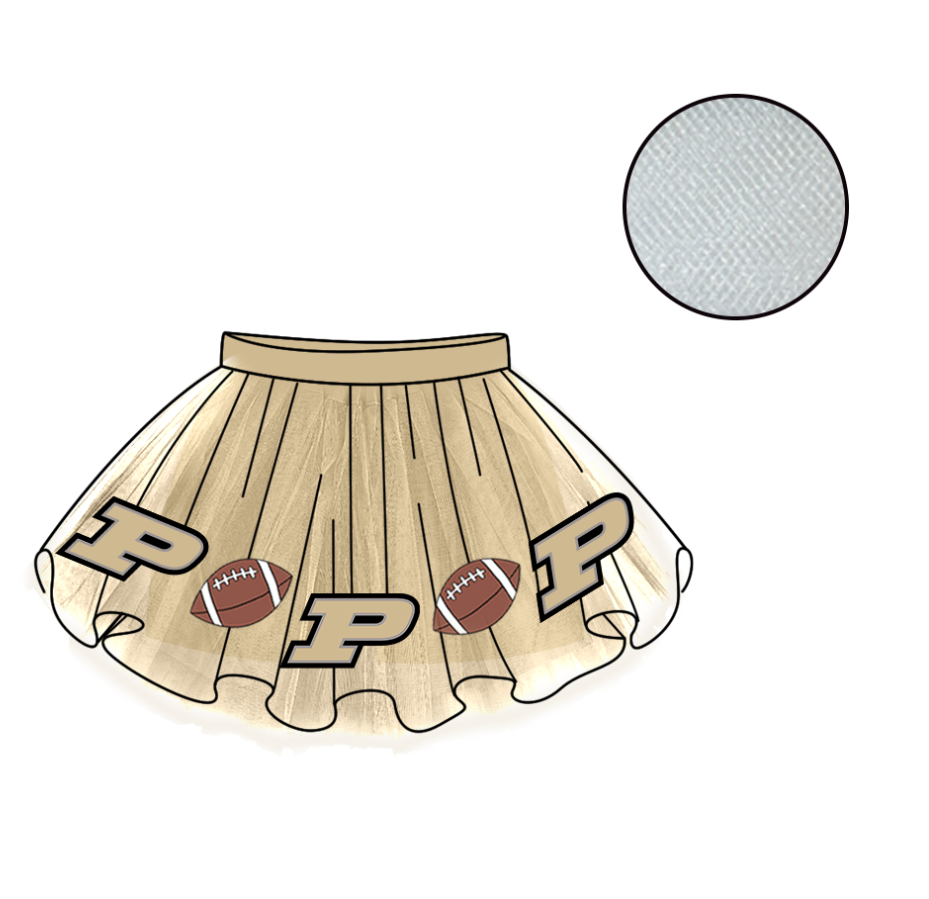 Custom moq 5 mix size milk silk summer teams Baby Girl's Light khaki Mesh Skirt Summer Team Outfit