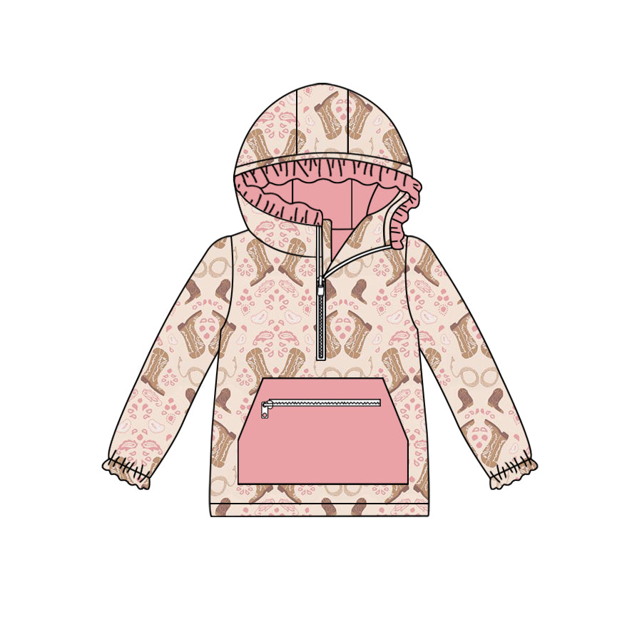 6.10 custom each style moq 5 eta 4-6week Sibling Sister baby boys and girls clothes hooded long sleeve top