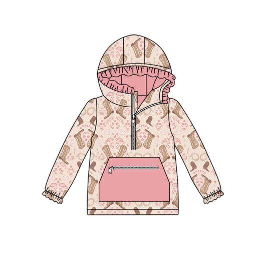 6.10 custom each style moq 5 eta 4-6week Sibling Sister baby boys and girls clothes hooded long sleeve top